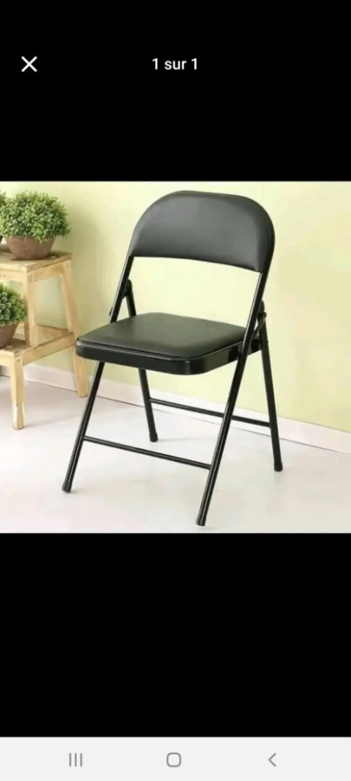 Chaise pliante
