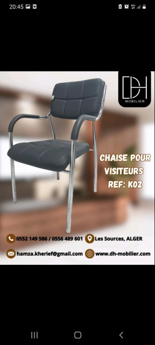Chaise visiteur 