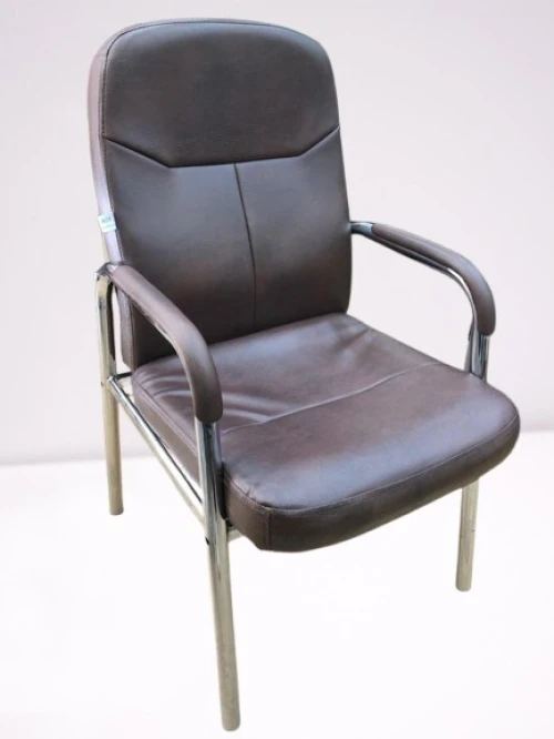 Chaise Visiteur en Sky Marron avec un Rembourrage épais