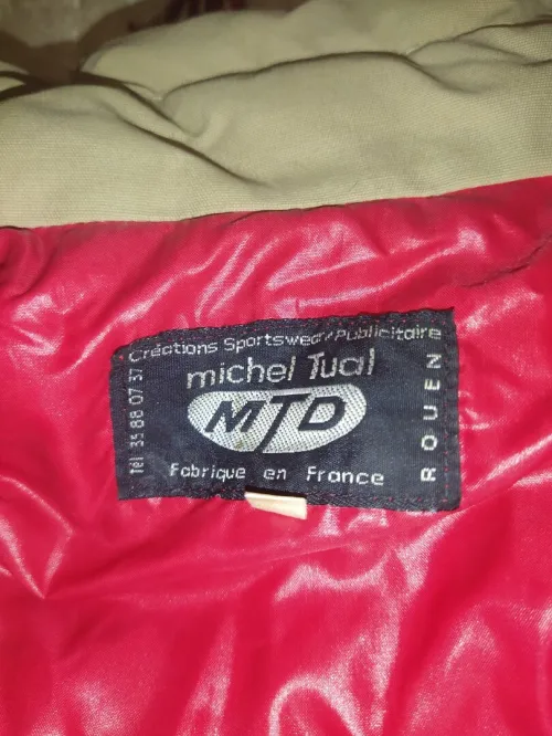 veste démontable MTD michel Tual original français taille L XL état