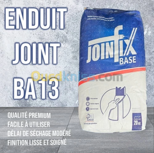 Enduit de joint BA13 