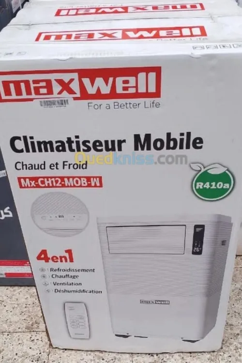 CLIMATISEUR MOBILE MAXWELL 12 BTU TROPICAL INVERTER 