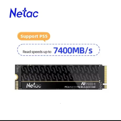 SSD NVME M.2 Netac 2tb gen4 vitesse up to 7400mb/s neuf boite scellé