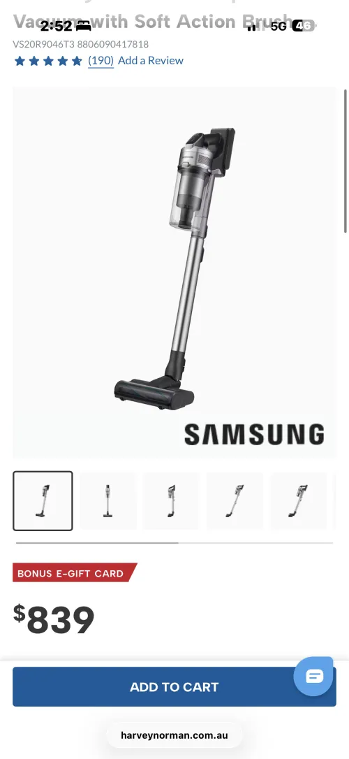 Aspirateur samsung jet 90 complete caba