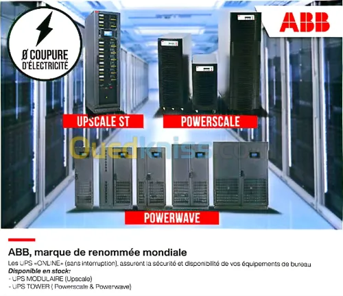 Onduleur ABB 60kva - 400 kva