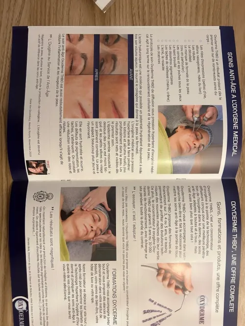 Appareil de soins  OXYDERME THBO oxygénation et soins anti age