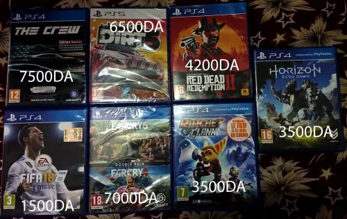 cd ps4 et ps5 originale