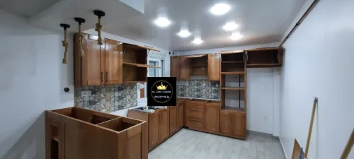 Cuisine équipée bois hêtre et chêne 