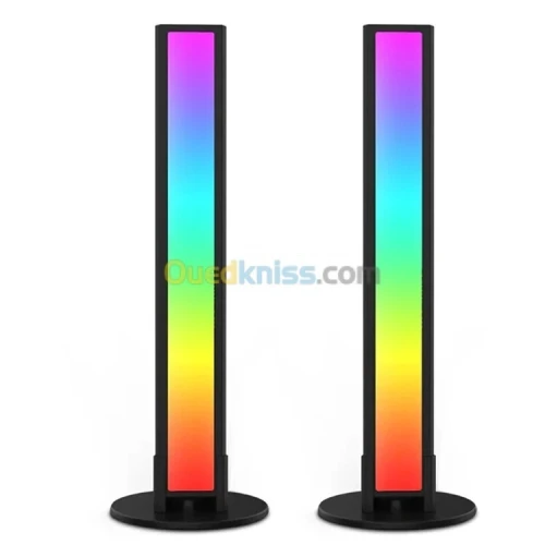 AMBIANCE LIGHT BARS - SMART 2 LIGHT - LED BEDROOM - MUSIC RECREATION - RGBIC - USB - APPLICATION -