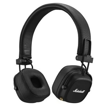 MARSHALL MAJOR IV NOIR - CASQUE SUPRA-AURAL SANS FIL - BLUETOOTH 5.0 - AUTONOMIE 80H - DESIGN PLIABLE - BLACK