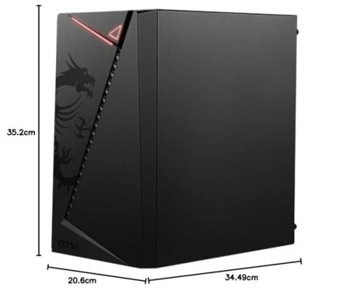 MSI MAG SHIELD M301 - BOITIER PC GAMING - MICRO ATX - USB 3.0 - AIRFLOW - ACIER PANNEAU - BLACK