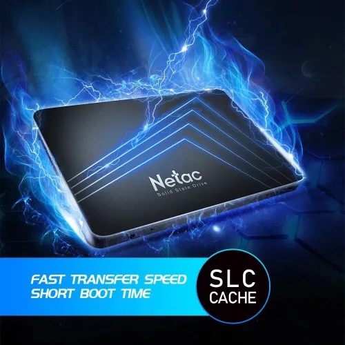 NETAC 3D NAND 512GB - DISQUE DUR INTERN SSD SATA III 6 GB/S - SUPER FAST - 530MBS - BLACK