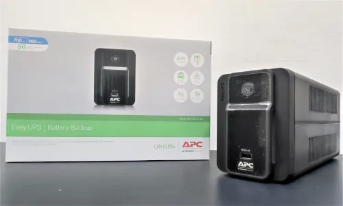  APC Easy UPS BV700LI-GR - ONDULEUR 700VA - 360W - 2 X PRISES FR SCHUKO - LINE INTERACTIVE - BLACK