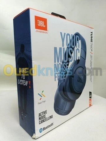 JBL Tune 760 NC Casque Circum-Aural Sans Fil Avec Réduction De Bruit - Bleu