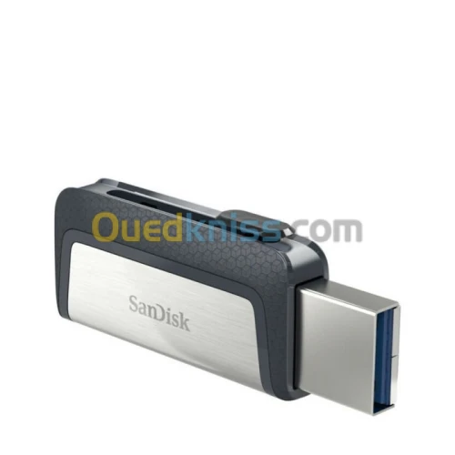 SanDisk Ultra 64 GB Dual DriveType-C USB 3.0 Flash, Silver