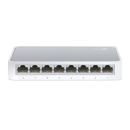 TP-LINK TL-SF1008D - SWITCH DESKTOP 8 PORTS -10/100 MBPS - GREEN ETHERNET -PLUG & PLAY - EEE 802.3x