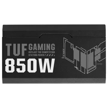 ASUS TUF Gaming 850W Gold - 80 PLUS GOLD - 100% MODULAIRE - SILENCIEUXSE - 4 BROCHES - NOIR