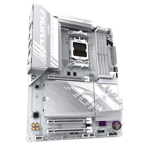 GIGABYTE B850 AORUS ELITE WIFI7 ICE - CARTE MÈRE ATX - SOCKET AM5 - 4 x DDR5 - 1 x PCIe 5.0 X16 - 3 x M.2 NVMe - WIFI 7 - BLUETOOTH 5.4 - LAN 2.5GBE - USB 3.2 - WHITE