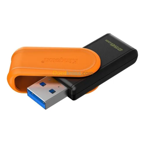 KINGSTON DATATRAVELER EXODIA S 256GB - FLASH DISQUE 256GB - USB TYPE-A 3.2 - TRANSFERT RAPIDE - BLACK
