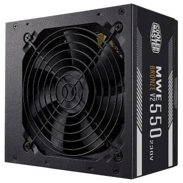 COOLER MASTER MWE 550W V2 - ALIMENTATION 80 PLUS BRONZE - DC TO CD - ATX12V - 2 X PCI-E 6 - NOIR