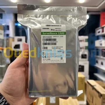TOSHIBA SURVEILLANCE PRO S300 - DISQUE DUR 10TB HDD - 3.5" 7200 RPM - 256 MO - BRAND NEW 2024