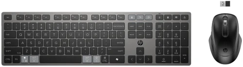 CLAVIER ET SOURIS SANS FIL RECHARGEABLE HP 725 MULTI-APPAREILS (9T5B0UT)