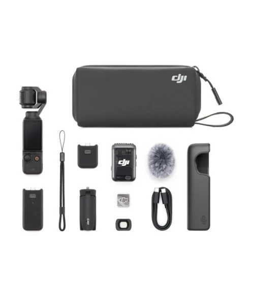 DJI OSMO POCKET 3 CREATOR COMBO - 4K 60 FPS - 2" OLED - MICRO SD - 4X ZOOM - CMOS - BLACK