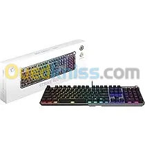 MSI STRIKE 600 - CLAVIER GAMING - SILENT SWITCHES - ERGONOMIC KEYCAPS - MYSTIC - USB 2.0 - BLACK