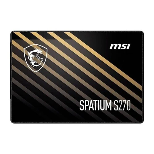 MSI SPATIUM S270 960GB - SSD SATA III 2.5" - 500 MB/s - 3D NAND - 500 TBW - BLACK
