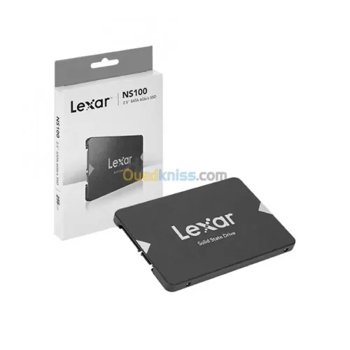 LEXAR NS100 1TB - DISQUE DUR INTERN SATA III SSD 2.5" - 550MB/s - UP TO 2000 Hz - 6Gb/s- NOIR