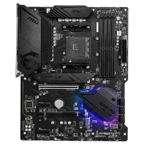 MSI MPG B550 GAMING PLUS ATX - AMD AM4 - 4x DDR4 - SATA 6Gb/s + M.2 - USB 3.1 - PCI-E 4.0 - BLACK