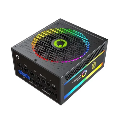 ALIMENTATION GAMEMAX RGB-1050 PRO - 1050W - FULL MODULAIR - CERTIFIÉE 80+ GOLD - ATX 3.0 / 3.1 - RGB - HAUTE - BLACK