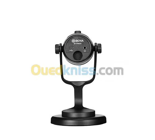 Boya BY-PM500 MICROPHONE À CONDENSATEUR - DOUBLE DIRECTIVITÉ - 24BITS/48 KHZ - USB/USB-C