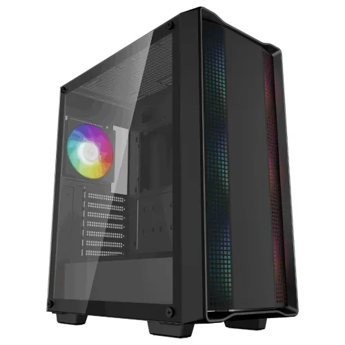 DEEPCOOL CC560 ARGB V2 - BOITIER MOYEN TOUR - VERRE TREMPÉ - 4 X FANS - ARGB PWM - 360MM MAX - BLACK