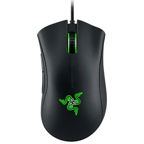 RAZER DEATHADDER ESSENTIAL - SOURIS GAMING FILAIRE - CAPTEUR OPTIQUE 6400 DPI - 5 BOUTONS PROGRAMMABLES - ÉCLAIRAGE VERT - BACLK & WHITE