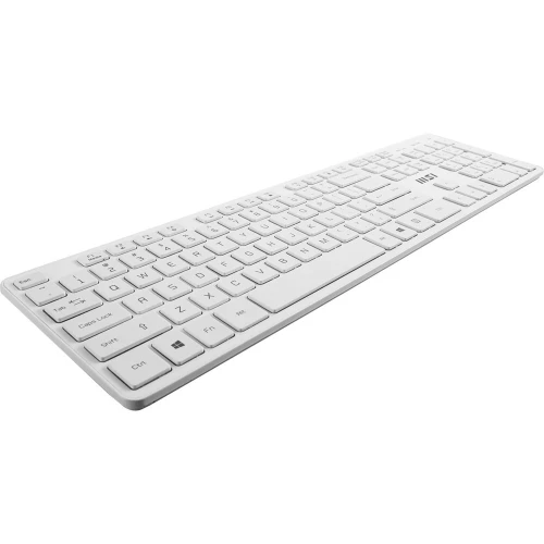 MSI COMBO CLAVIER + SOURIS SANS FIL - RF1430 - AZERTY - USB-A - 100% AVEC PAVÉ NUMÉRIQUE - WHITE