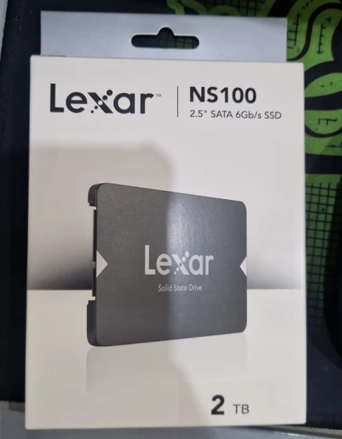 LEXAR NS100 2TB - DISQUE DUR INTERN SATA III SSD 2.5" - 550MB/s - UP TO 2000 Hz - 6Gb/s- NOIR