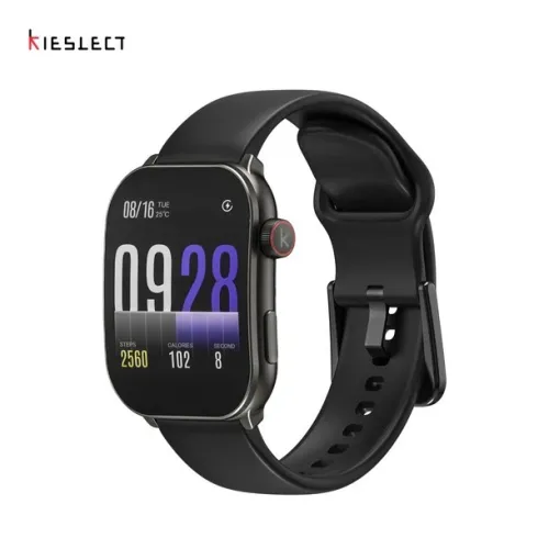 SMART WATCH KIESLECT BALANCS - Bluetooth - 2.1" AMOLED - CURVED - SPORT - WATERPROOF - CUIR - NOIR