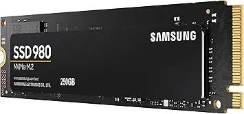 Samsung 980 - 250 Go SSD NVMe M.2, PCIe 3.0 - Disque Interne