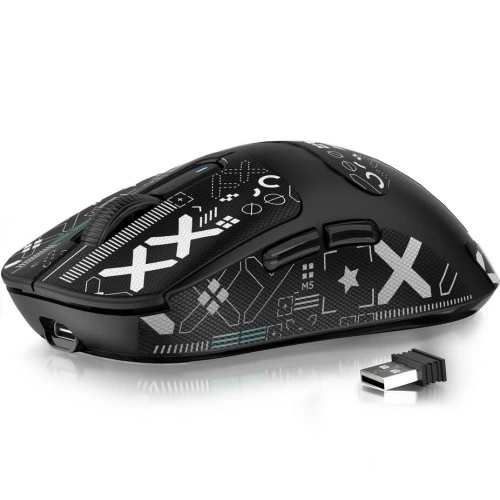 ATTACK SHARK X3 - SOURIS FILAIRE & SANS FIL - BLUETOOTH - 2.4G - 6 BOUTONS - 26000 DPI - 1KHZ -BLACK