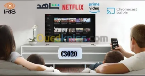 TV IRIS C3020 40" POUCES - SMART TÉLÉVISEUR FHD - QUICK START - MICRO DIMMING - HAUTE DÉFINITION