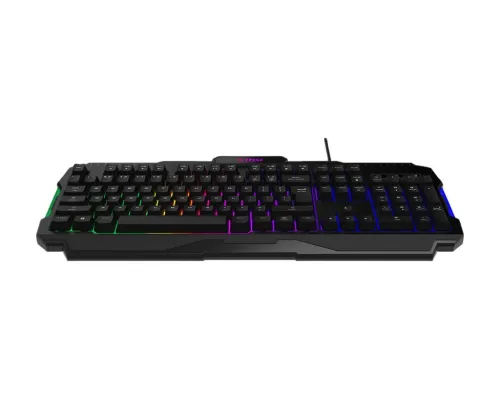MSI FORGE GK100 - MECHANICAL KEYBOARD - BLUE SWITCHES - RGB - ERGONOMIC - ANTI-GHOSTING - BLACK
