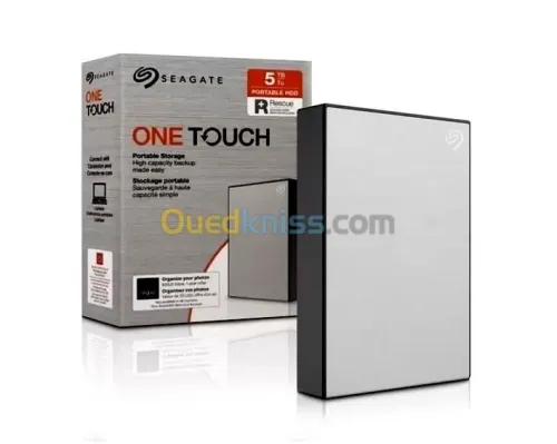 SEAGATE ONE TOUCH 5 TO HDD - DISQUE DUR - EXTERNE PORTABLE - USB 3.2 GEN 1 - BLACK