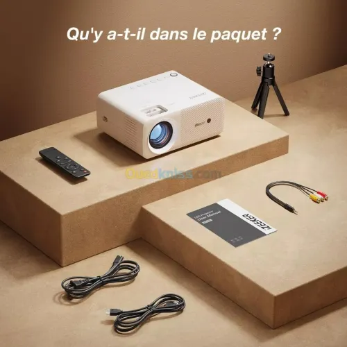 IZEEKER IPL320 - VIDEOPROJECTEUR PORTABLE 12000 LUMENS 1080P - BLUETOOTH - HOME CINÉMA -HDMI USB