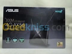 ASUS Routeur 4G-AX56 Cat.6 300 Mbps Double Bande Wi-Fi 6 AX1800 LTE