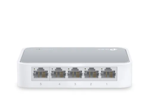 TP-LINK TL-SF1005D - SWITCH DESKTOP 5 PORTS -10/100 MBPS - GREEN ETHERNET -PLUG & PLAY - EEE 802.3x 