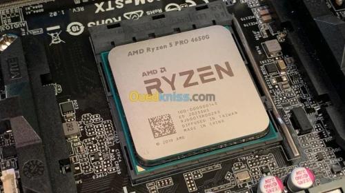 Processeur AMD Ryzen 5 PRO 4650G (3.7 GHz / 4.2 GHz) Wraith Steal - Box Avec Ventilo -