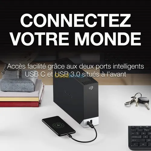 Seagate One Touch 12To HDD - Disque Dur - Externe Portable - USB 3.0 Gen 1