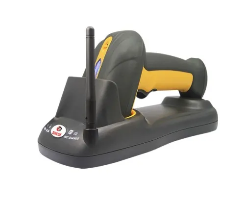 HENEX XL-9529 - DOUCHETTE CODE À BARRE 1D/2D SANS FIL - IP65 - PLUG & PLAY - 600M DISTANCE - 2200MHA - 433MHZ - BLACK