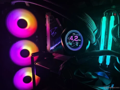 GIGABYTE AORUS WATERFORCE II 360 - WATERCOOLING AIO CPU - 360 MM - INTEL & AMD - RGB - BLACK